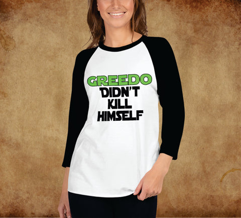 Greedo 3/4 sleeve raglan shirt