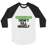 Greedo 3/4 sleeve raglan shirt